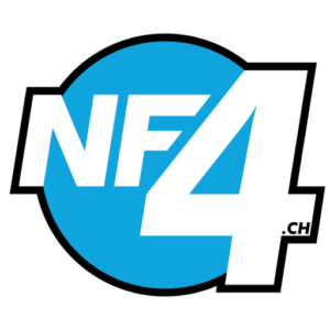 Unser eigenes Logo für NF4 Media House. Die Foto- und Filmproduktion aus Wetzikon bei Zürich.